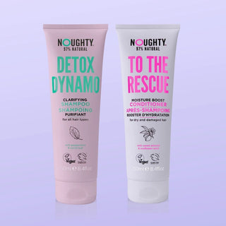 Detox Dynamo Shampoo & Rescue Conditioner Duo - Noughty USA