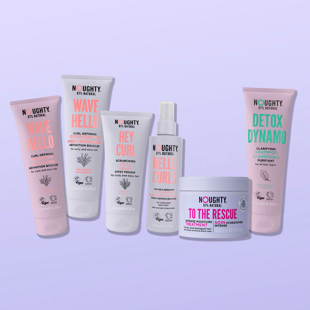 Wave Hello - Curly or Wavy - 97% Natural Shampoo + Conditioner ...