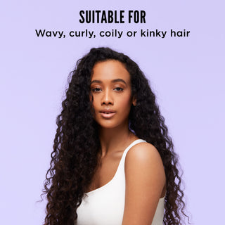 Noughty Wave Hello curly hair curl defining shampoo for wavy, curly and coily hair. Natural haircare vegan cruelty free natural sulfate free silicone free paraben free